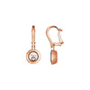 Chopard Jewelry - Happy Diamonds Ethical Rose Gold Diamonds Drop Earrings | Manfredi Jewels