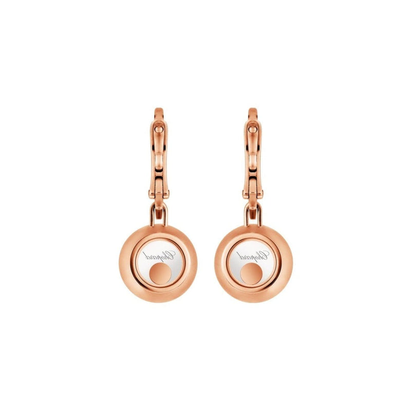 Chopard Jewelry - Happy Diamonds Ethical Rose Gold Drop Earrings | Manfredi Jewels