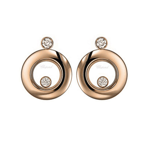 Happy Diamonds Ethical Rose Gold Diamonds Earrings