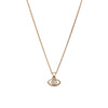 Chopard Jewelry - Happy Diamonds Good Luck Charms Ethical Rose Gold Diamond Pendant Necklace | Manfredi Jewels