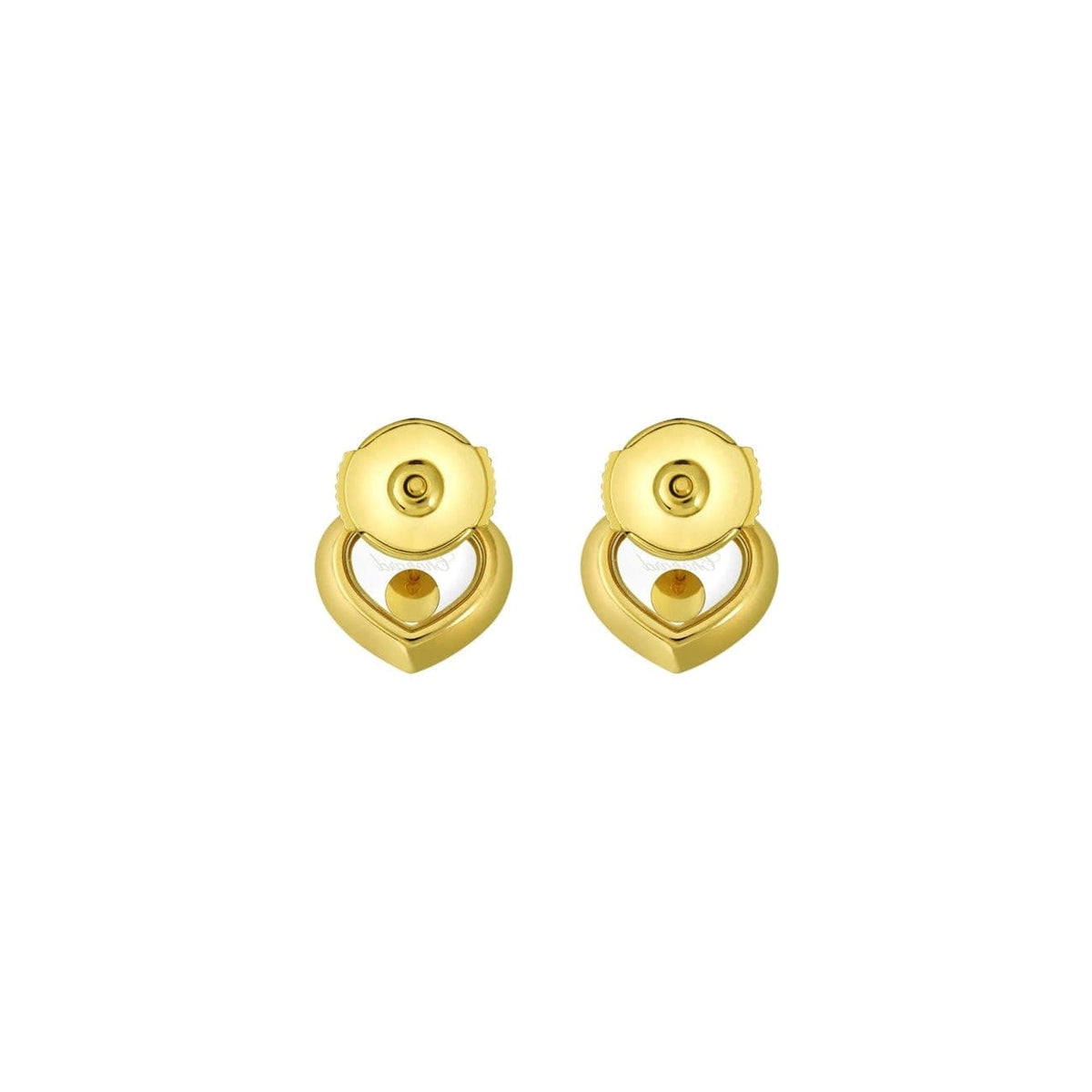 Chopard Jewelry - Happy Diamonds Icon Ethical Yellow Gold Diamonds Earrings | Manfredi Jewels