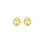 Chopard Jewelry - Happy Diamonds Icon Ethical Yellow Gold Earrings | Manfredi Jewels