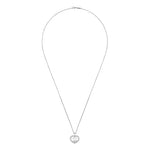 Chopard Jewelry - Happy Diamonds Icons Ethical 18K White Gold Diamond Necklace | Manfredi Jewels
