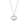 Chopard Jewelry - Happy Diamonds Icons Ethical 18K White Gold Diamond Necklace | Manfredi Jewels