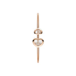 Chopard Jewelry - Happy Diamonds Icons Ethical Rose Gold Diamond Bangle Bracelet | Manfredi Jewels