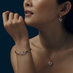 Chopard Jewelry - Happy Diamonds Icons Ethical Rose Gold Diamond Bangle Bracelet | Manfredi Jewels