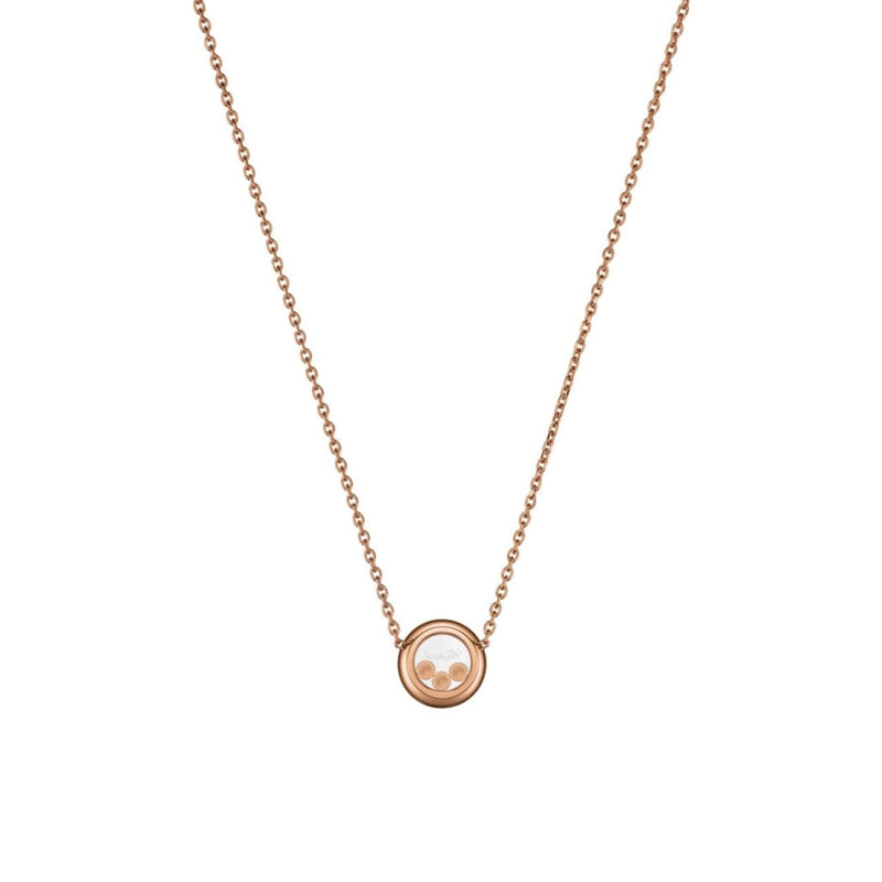 Chopard Jewelry - Happy Diamonds Icons Ethical Rose Gold Necklace | Manfredi Jewels