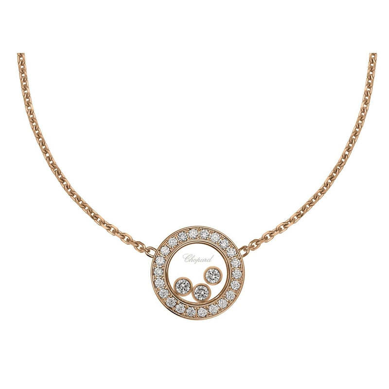 Chopard Jewelry - Happy Diamonds Icons Ethical Rose Gold Necklace | Manfredi Jewels