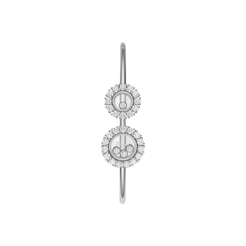 Chopard Jewelry - Happy Diamonds Icons Ethical White Gold Diamond Bracelet | Manfredi Jewels