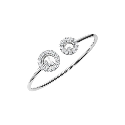 Chopard Jewelry - Happy Diamonds Icons Ethical White Gold Diamond Bracelet | Manfredi Jewels
