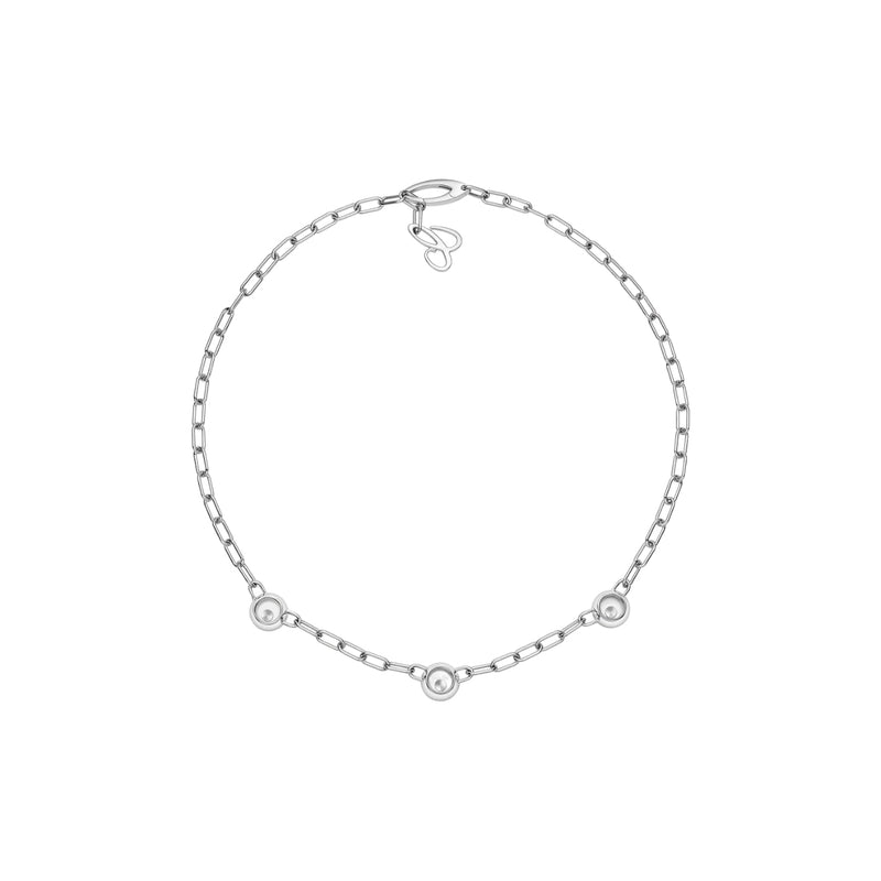 Chopard Jewelry - Happy Diamonds Icons Ethical White Gold Diamond Necklace | Manfredi Jewels