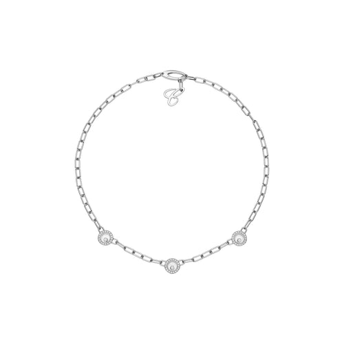Chopard Jewelry - Happy Diamonds Icons Ethical White Gold Diamond Necklace | Manfredi Jewels