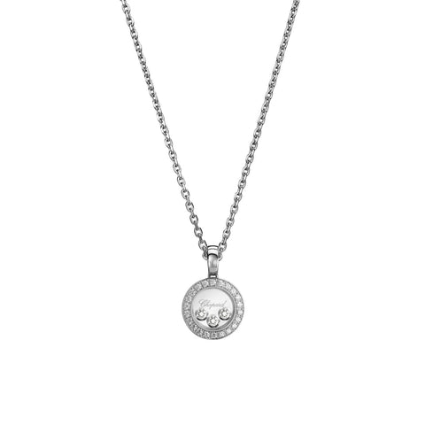 Happy Diamonds Icons Ethical White Gold Diamonds Pendant Necklace