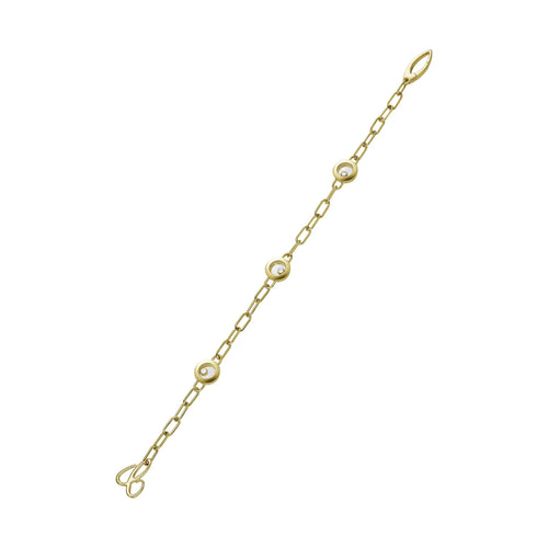Chopard Jewelry - Happy Diamonds Icons Ethical Yellow Gold Diamond Bracelet | Manfredi Jewels