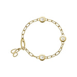 Chopard Jewelry - Happy Diamonds Icons Ethical Yellow Gold Diamond Bracelet | Manfredi Jewels