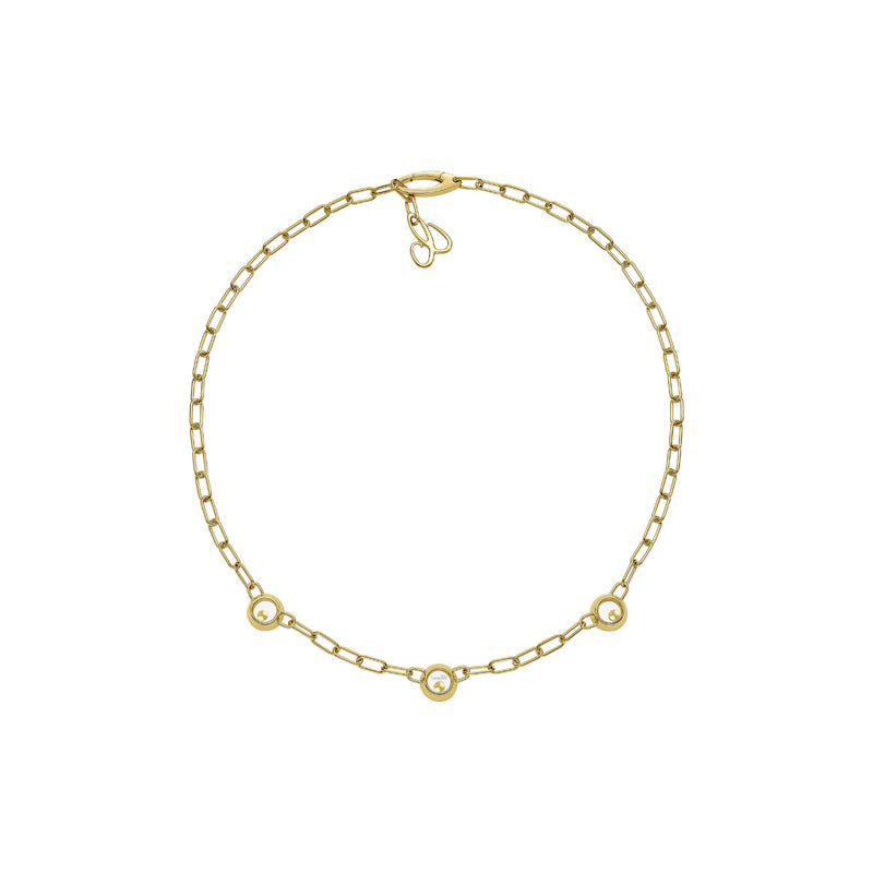 Chopard Jewelry - Happy Diamonds Icons Ethical Yellow Gold Diamond Necklace | Manfredi Jewels