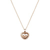 Chopard Jewelry - Happy Diamonds Icons Joaillerie Ethical Rose Gold Pendant | Manfredi Jewels