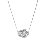 Chopard Jewelry - Happy Dreams Ethical White Gold Diamonds Mother Of Pearl Necklace | Manfredi Jewels