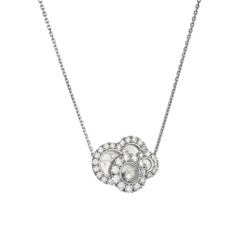 Chopard Jewelry - Happy Dreams Ethical White Gold Diamonds Mother Of Pearl Necklace | Manfredi Jewels