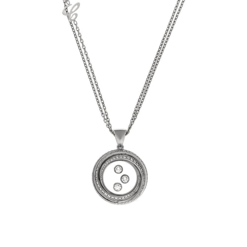 Chopard Jewelry - Happy Emotions Ethical White Gold Diamonds Necklace | Manfredi Jewels