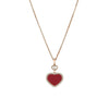 Chopard Jewelry - Happy Hearts Ethical Rose Gold Diamond Carnelian Pendant Necklace | Manfredi Jewels