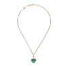 Chopard Jewelry - Happy Hearts Ethical Rose Gold Diamond Malachite Pendant Necklace | Manfredi Jewels