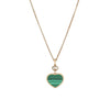 Chopard Jewelry - Happy Hearts Ethical Rose Gold Diamond Malachite Pendant Necklace | Manfredi Jewels