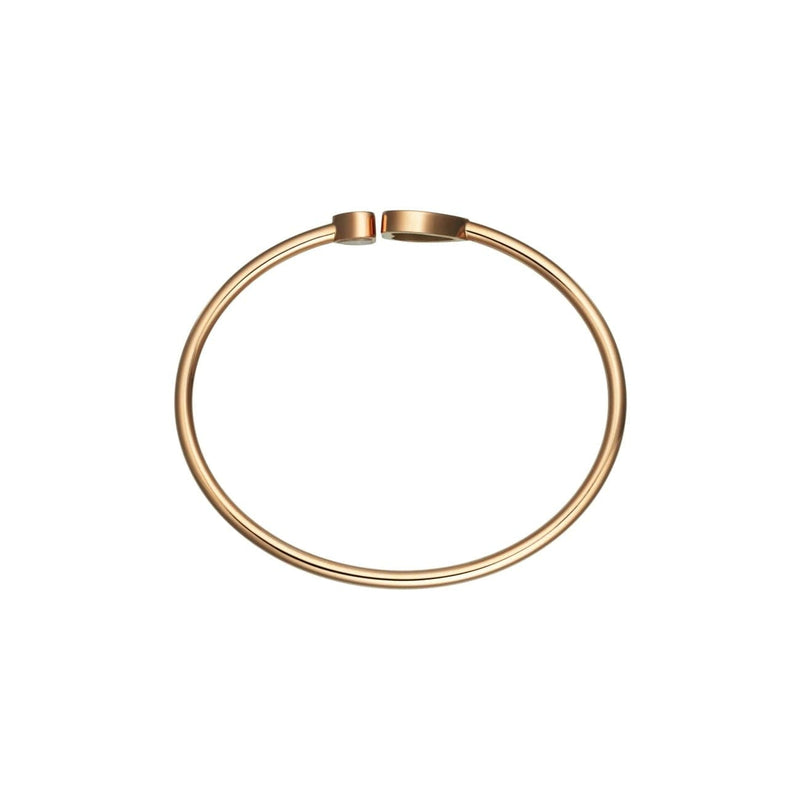 Chopard Jewelry - Happy Hearts Ethical Rose Gold Diamond Turquoise Stone Bangle Bracelet | Manfredi Jewels