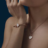 Chopard Jewelry - Happy Hearts Ethical Rose Gold Diamonds Mother - Of - Pearl Pendant Necklace | Manfredi Jewels