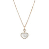 Chopard Jewelry - Happy Hearts Ethical Rose Gold Diamonds Mother - Of - Pearl Pendant Necklace | Manfredi Jewels