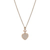 Chopard Jewelry - Happy Hearts Ethical Rose Gold Pavé Diamonds Pendant Necklace | Manfredi Jewels