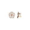 Chopard Jewelry - Happy Hearts Flowers Ethical Rose Gold Diamonds Mother - Of - Pearl Earrings | Manfredi Jewels