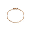 Chopard Jewelry - Happy Hearts Golden Ethical Rose Gold Diamonds Bangle Bracelet Size S | Manfredi Jewels