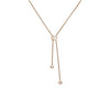 Chopard Jewelry - Happy Hearts Icons Ethical 18K Rose Gold Diamond & Mother-of-Pearl Tie Necklace | Manfredi Jewels