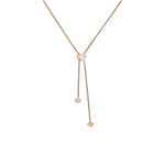 Chopard Jewelry - Happy Hearts Icons Ethical 18K Rose Gold Diamond & Mother-of-Pearl Tie Necklace | Manfredi Jewels