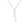Chopard Jewelry - Happy Hearts Icons Ethical 18K Rose Gold Diamond & Mother-of-Pearl Tie Necklace | Manfredi Jewels