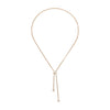 Chopard Jewelry - Happy Hearts Icons Ethical 18K Rose Gold Diamond & Mother-of-Pearl Tie Necklace | Manfredi Jewels