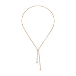 Chopard Jewelry - Happy Hearts Icons Ethical 18K Rose Gold Diamond & Mother-of-Pearl Tie Necklace | Manfredi Jewels