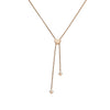 Chopard Jewelry - Happy Hearts Icons Ethical 18K Rose Gold Diamond & Mother-of-Pearl Tie Necklace | Manfredi Jewels