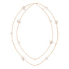 Chopard Jewelry - Happy Hearts Wings Ethical Rose Gold Diamonds Mother of Pearl Layered Necklace | Manfredi Jewels