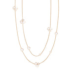Chopard Jewelry - Happy Hearts Ethical Rose Gold Mother of Pearl & Diamond Layered Hearts Necklace (Copy) | Manfredi Jewels