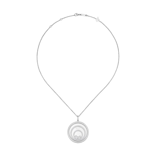 Chopard Jewelry - Happy Spirit Ethical 18K White Gold Diamond Necklace | Manfredi Jewels