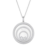Chopard Jewelry - Happy Spirit Ethical 18K White Gold Diamond Necklace | Manfredi Jewels