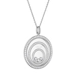Chopard Jewelry - Happy Spirit Ethical 18K White Gold Diamond Necklace | Manfredi Jewels