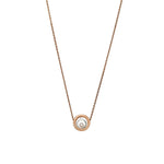 Chopard Jewelry - Happy Spirit Ethical Rose & White Gold Diamond Necklace | Manfredi Jewels
