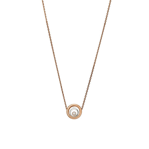 Happy Spirit Ethical Rose & White Gold Diamond Necklace