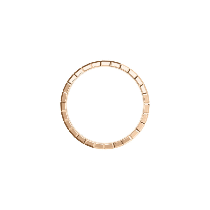 Chopard Jewelry - Ice Cube Ethical Rose Gold Diamond Ring | Manfredi Jewels
