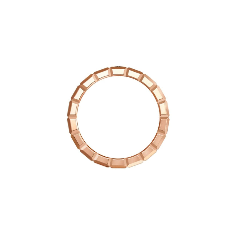 Chopard Jewelry - Ice Cube Ethical Rose Gold Diamond Ring | Manfredi Jewels