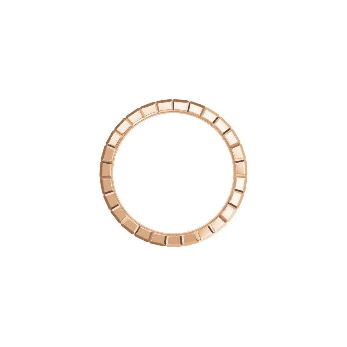 Chopard Jewelry - Ice Cube Ethical Rose Gold Diamond Ring | Manfredi Jewels