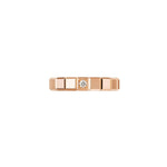 Chopard Jewelry - Ice Cube Ethical Rose Gold Diamond Ring | Manfredi Jewels